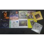 Ten LP records including Jim Capaldi, Supertramp and Squeeze