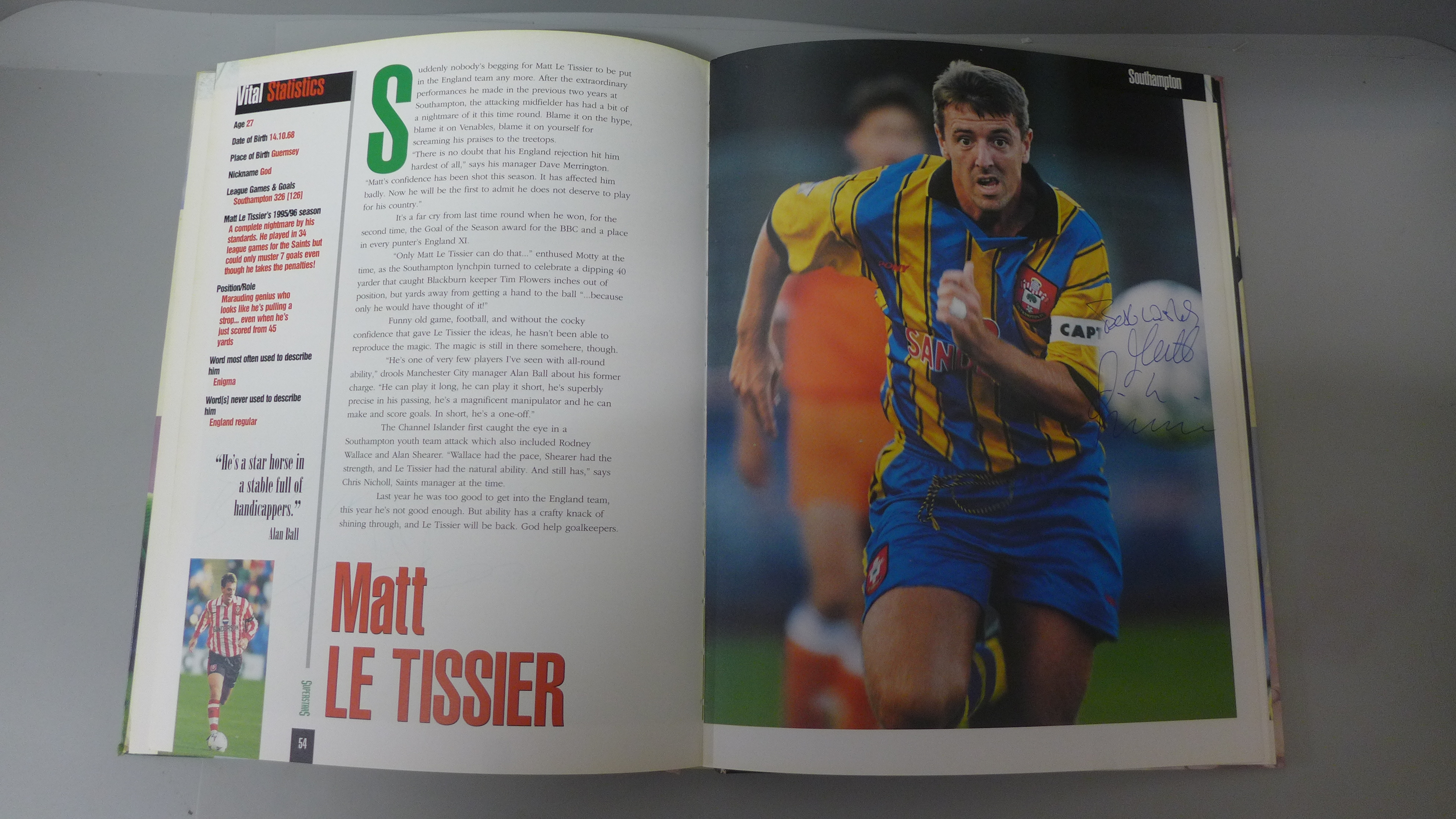 Football:- three 'Superstars of the Premier League' books, containing signatures from former players - Image 3 of 9