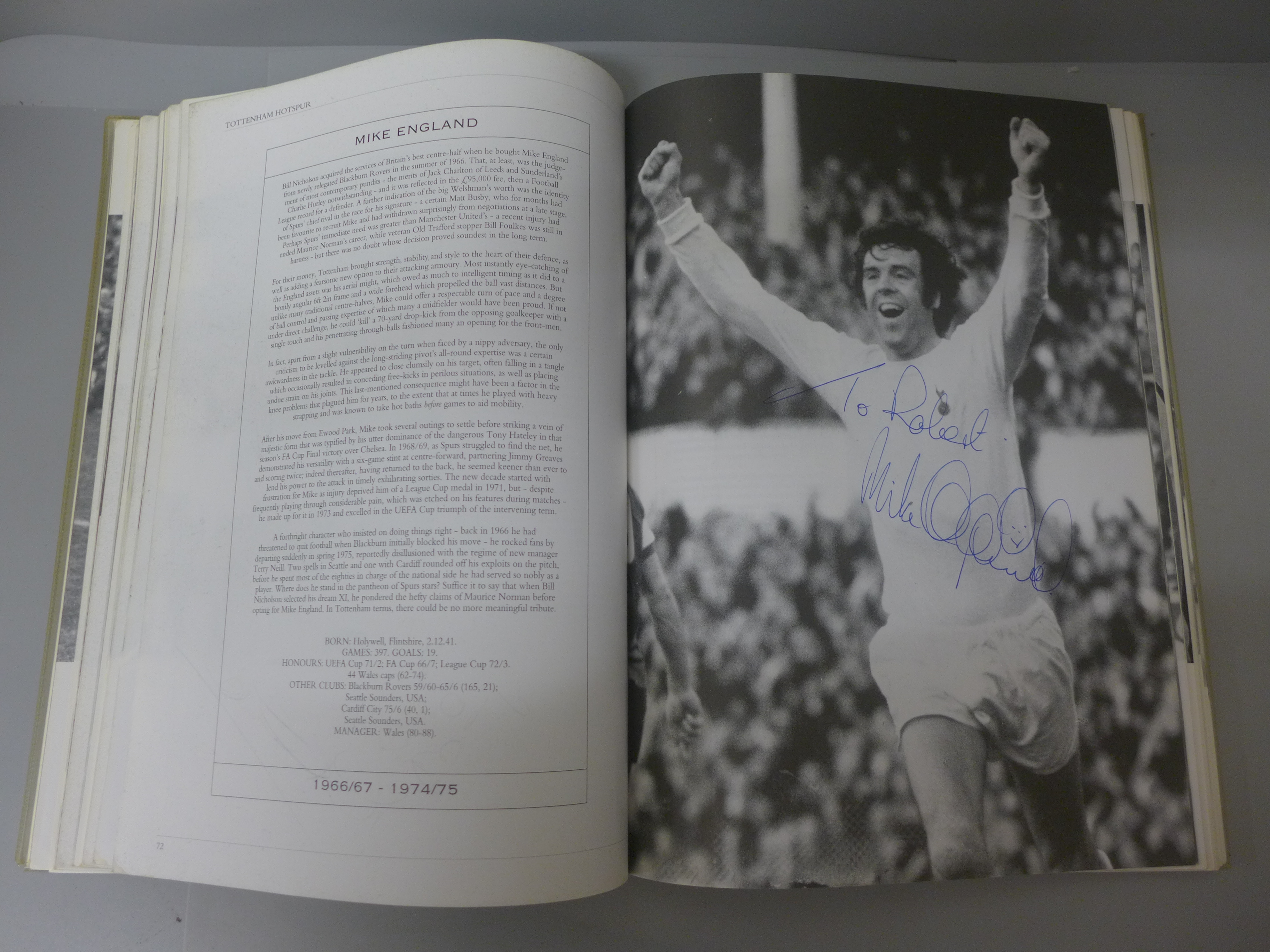 Football:- two Player by Player books relating to Chelsea F.C. and Tottenham Hotspur, containing - Image 4 of 11