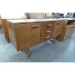 A small teak sideboard