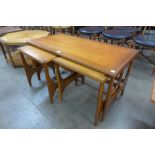 A Stonehill Stateroom teak nest of tables