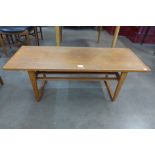 A teak coffee table