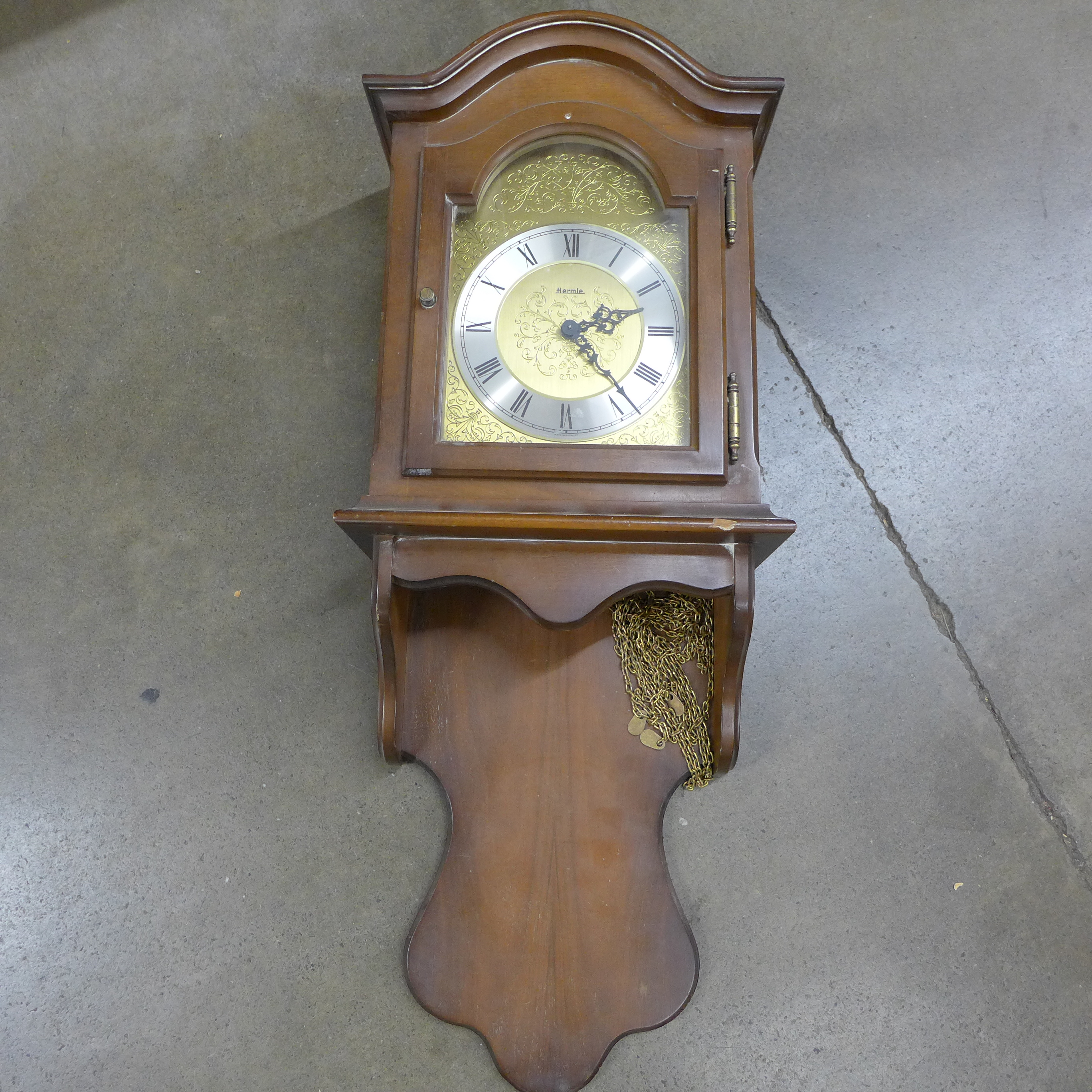 Four boxes of clocks and clock parts and a Hermle wall clock **PLEASE NOTE THIS LOT IS NOT - Image 4 of 4