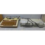 An Amstrad PPC640 portable computer and an Electron Automatic typewriter **PLEASE NOTE THIS LOT IS