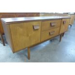 A teak sideboard