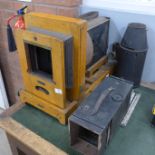 A Victorian magic lantern **PLEASE NOTE THIS LOT IS NOT ELIGIBLE FOR POSTING AND PACKING**