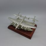 A pewter Battle of Britain Fly Past model, boxed