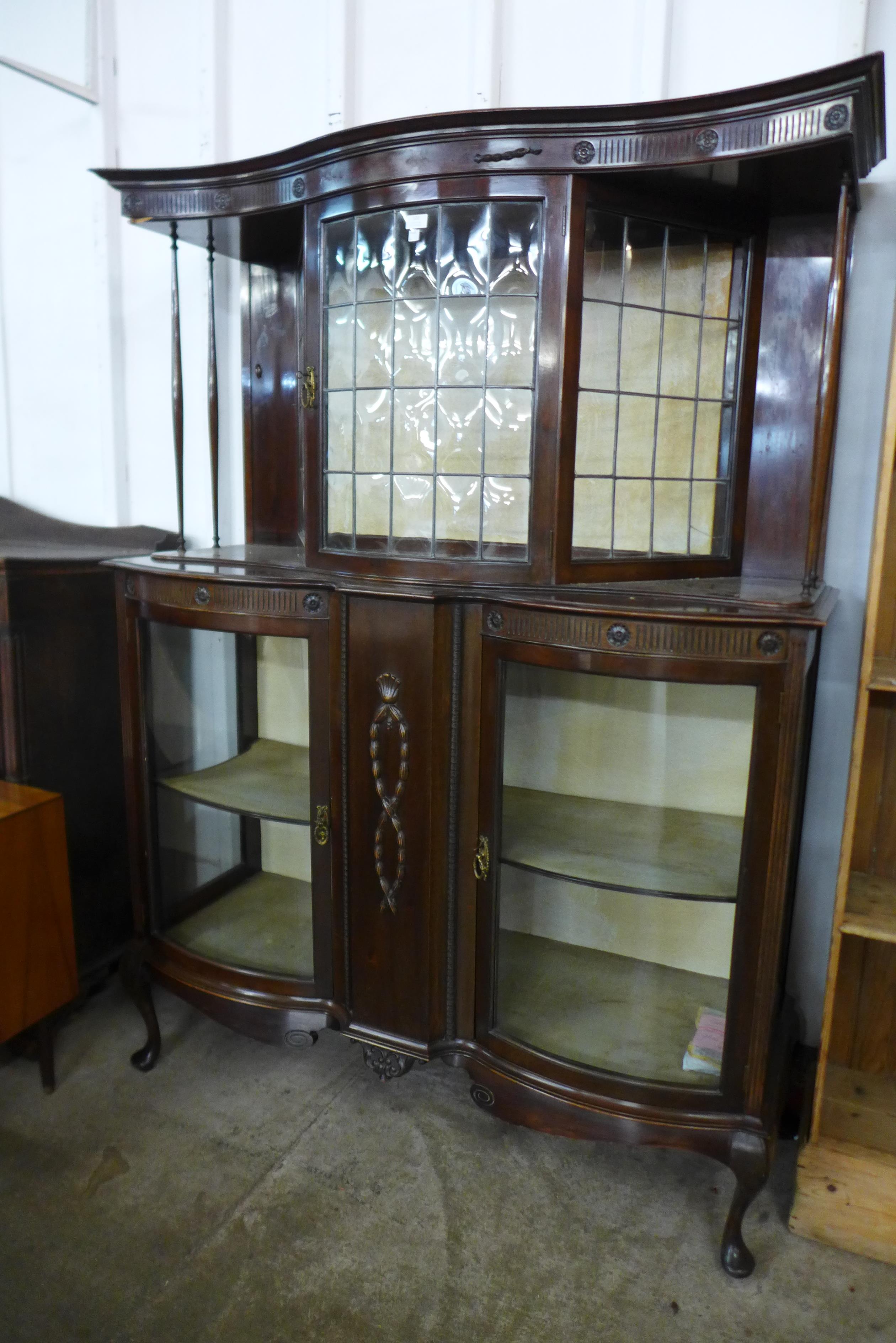 An Edward VII mahogany side cabinet