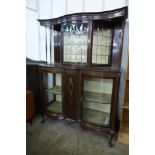 An Edward VII mahogany side cabinet