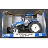 An Ertl New Holland T6070 die-cast model Tractor, dealer edition, boxed