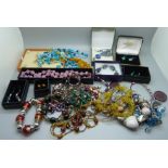 Murano and other glass jewellery