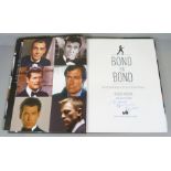 James Bond; Roger Moore autographed book