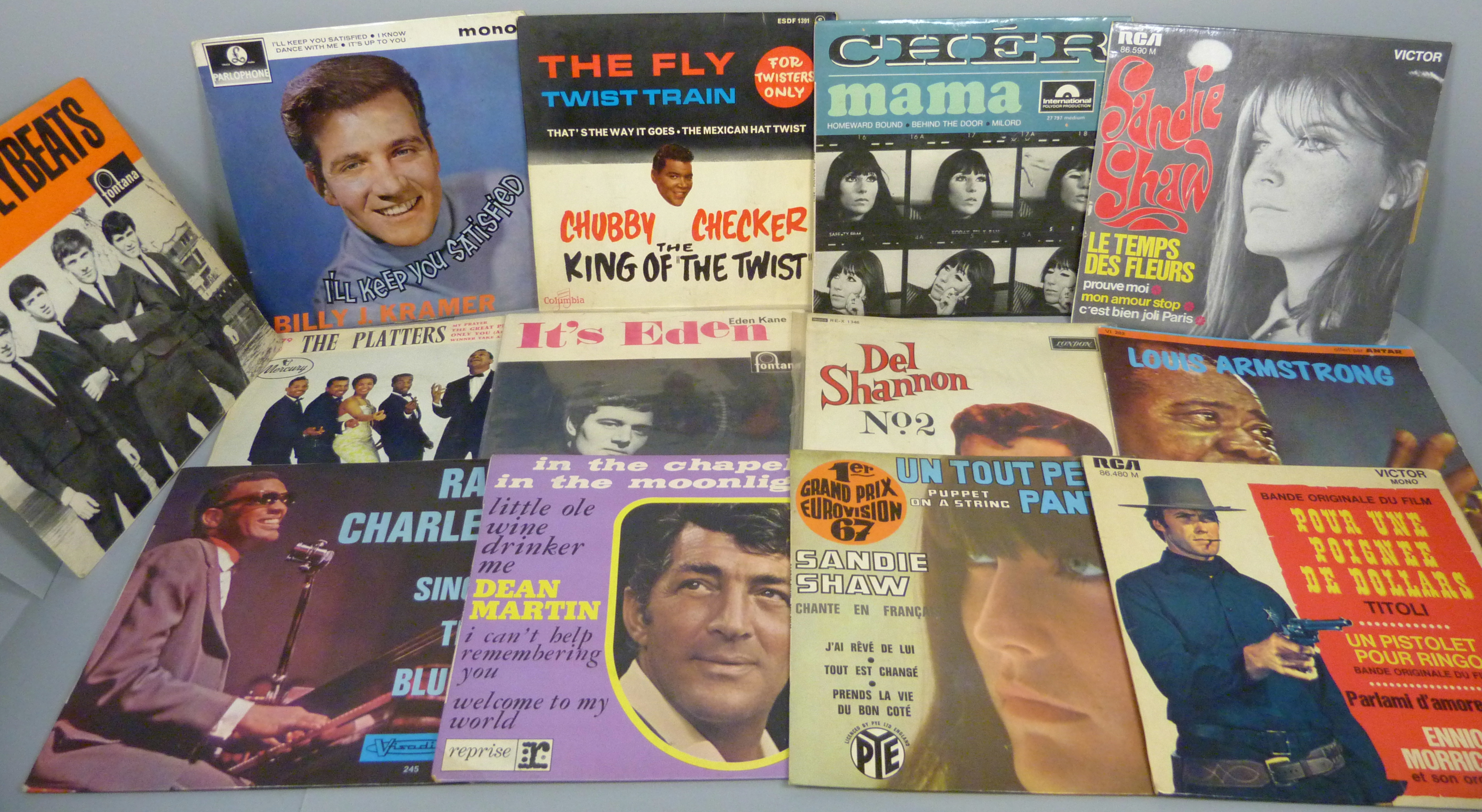 Pop music EP's, etc., including Billy J Kramer, Del Shannon, Chubby Checker (13)