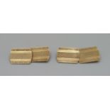 A pair of 9ct gold cufflinks, 3.9g