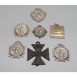 A WWI British anti-German propaganda For Kultur cross medal and other badges/medallions