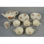 A small mid 20th Century Corona four setting tea set