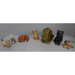 Seven Beswick and Sylvac animal figures (7)