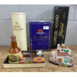 Assorted alcohol; Harveys Bristol Cream, Bells Whisky, Cava etc. **PLEASE NOTE THIS LOT IS NOT