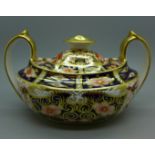 A Royal Crown Derby 2451 twin handled sugar basin