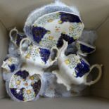 An Imari style tea set **PLEASE NOTE THIS LOT IS NOT ELIGIBLE FOR POSTING AND PACKING**