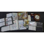 A large collection of stamps in five folders plus loose sleeves, 22 War Picture Library coloured