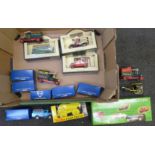 Thirteen miniature Corgi Vintage Collection car and lorries, boxed, a Ringtons Tea horse drawn