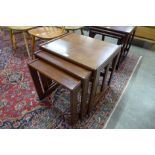 A G-Plan Quadrille teak nest of tables