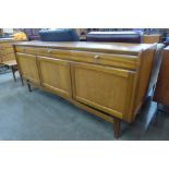 A teak sideboard