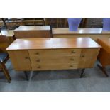 A teak sideboard