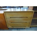 A Stag C-Range light oak chest of drawers by John & Sylvia Reid