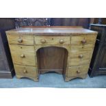 A George IV mahogany bow front sideboard