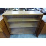 A teak bookcase