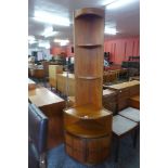 A Nathan teak corner cabinet