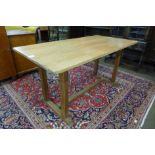 A Cotswold School Arts and Crafts oak refectory table, 76cms h, 153cmsl, 76cms w