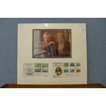 An autographed display, The Sweeney signed by John Thaw and Dennis Waterman