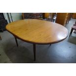 A G-Plan Fresco teak extending dining table