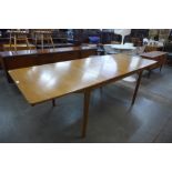 A McIntosh teak T3 extending dining table