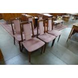 A set of six G-Plan Fresco teak dining chairs