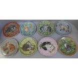 Twelve Meet My Kittens collector's plates