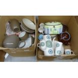 A part set of Denby stoneware, second, and a Meakin coffee set **PLEASE NOTE THIS LOT IS NOT