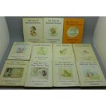 Eleven Beatrix Potter Peter Rabbit books