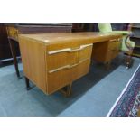 A teak desk