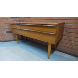 A small Avalon teak four drawer sideboard