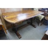 An oak refectory table