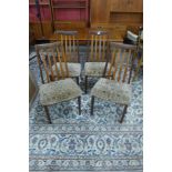 A set of four G-Plan Fresco teak dining chairs