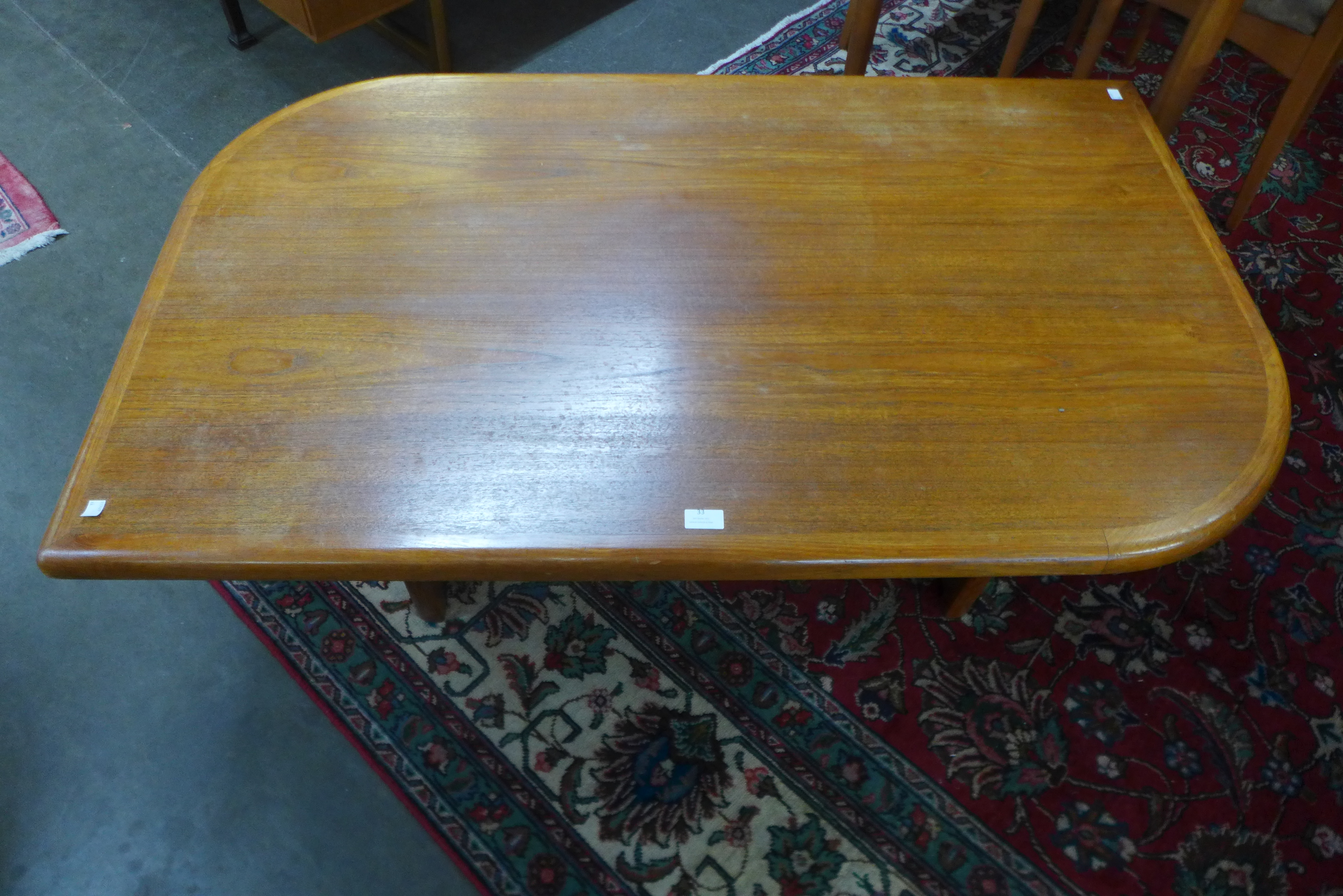 A teak coffee table - Image 2 of 2