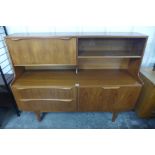 An S. Form teak highboard