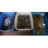 A collection of British coins including decimal, approximately 10kg