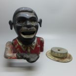 A Jolly money bank with hat, Starkie’s Patent