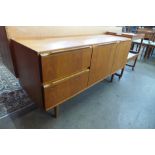 A small teak sideboard